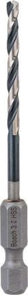 Bosch HSS 육각형 섕크 트위스트 드릴 비트 3.2mm.