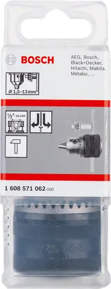 다양한 브랜드에 맞는 Bosch 드릴 척 1.5-13mm.
