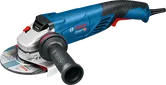 인체공학적 손잡이가 달린 Bosch GWS 18-125 L 각도 그라인더.