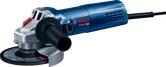 측면 핸들이 달린 Bosch GWS 900-100 각도 그라인더.