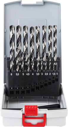 Bosch HSS 트위스트 드릴 비트 PointTeQ 19개 세트 (ProBox 포함).