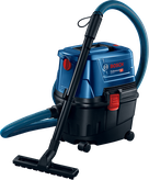 Bosch GAS 15 습식/건식 탈수기 (10리터 용기 포함).