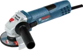100mm 디스크가 장착된 Bosch GWS 7-100 ET 각도 그라인더.