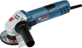 100mm 디스크가 장착된 Bosch GWS 7-100 ET 각도 그라인더.