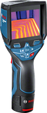 Bosch GTC 400 C 열화상 카메라는 열 패턴을 감지합니다.