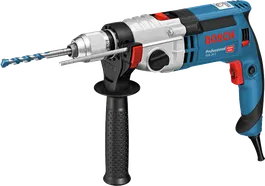 인체공학적 손잡이가 달린 Bosch GSB 24-2 임팩트 드릴.