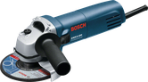Bosch GWS 6-100 각도 그라인더, 측면 핸들이 표시되어 있습니다.
