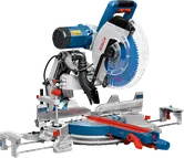 305mm 블레이드가 장착된 Bosch GCM 12 GDL 미터 톱.