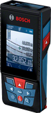디지털 디스플레이가 장착된 Bosch GLM 150 C 레이저 측정기.