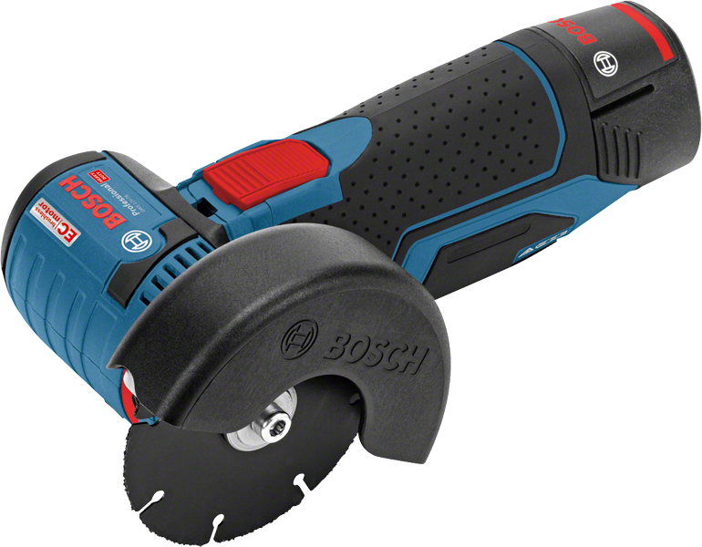 Bosch GWS 12V-76 무선 각도 그라인더, 76mm 디스크.