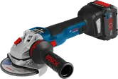 8.0Ah 배터리가 장착된 Bosch 무선 각도 그라인더 GWS 18V-10 SC.
