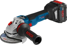 8.0Ah 배터리가 장착된 Bosch 무선 각도 그라인더 GWS 18V-10 SC.