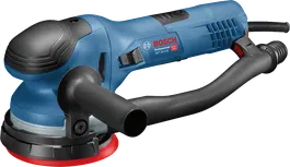 GET 55-125 125mm 패드가 장착된 Bosch GET 55-125 랜덤 오빗 샌더.