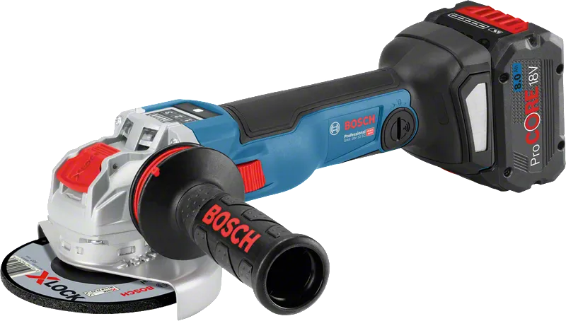 Bosch GWX 18V-10 SC 무선 각도 그라인더.