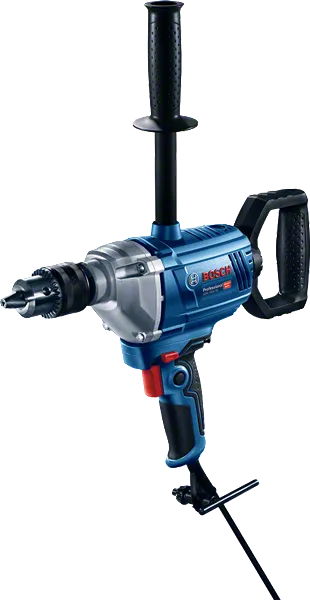 GBM 1600 RE 혼합을 위한 측면 핸들이 달린 Bosch GBM 1600 RE 드릴.