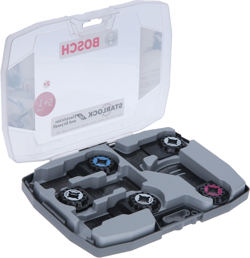 전기 및 건식벽체용 Bosch Starlock 세트