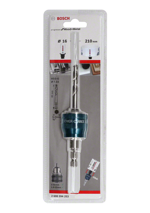 HSS-G 7.15×85 mm 드릴이 장착된 Bosch PC Plus 맨드럴 3/8″.