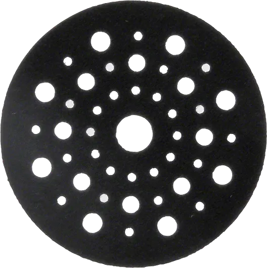 랜덤 오비탈 샌더용 패드 세이버 여러 개의 먼지 배출 구멍이 있는 Bosch 샌딩 패드.