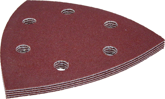 Bosch 샌딩 시트 F460 BfWP, 120그릿, 구멍 6개.