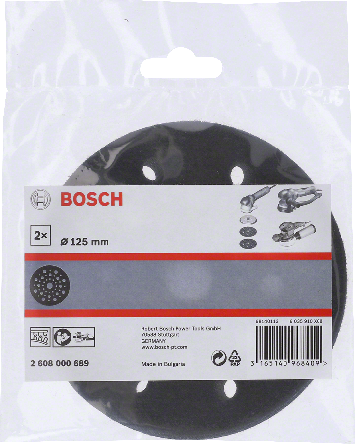 Bosch 125mm 패드 세이버 팩.