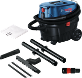 부착물이 있는 진공 청소기.