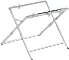 접이식 프레임이 있는 Bosch GTA 560 톱 스탠드.