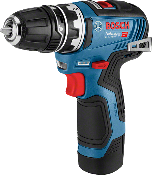 키리스 척이 장착된 Bosch GSR 10.8V-35 FC 무선 드릴.