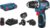 Bosch GSR 10.8V-35 FC 무선 드릴 세트(부속품 포함)