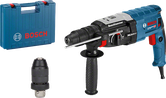 케이스와 척이 포함된 Bosch GBH 2-28 F 로터리 해머 드릴.