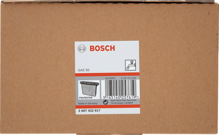 폴리에스터 주름형 필터 Bosch 폴리에스터 벨로우즈 필터 GAS 50.