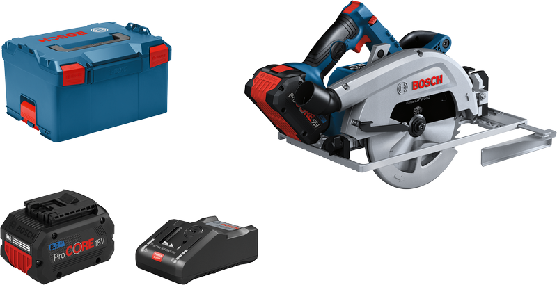 Bosch GKS 18V-68 GC 무선 원형 톱 세트.