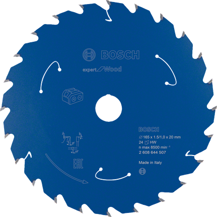 Bosch Expert for Wood 원형 톱날 165mm 24T.