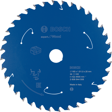 Bosch Expert for Wood 원형 톱날 165mm 36T.