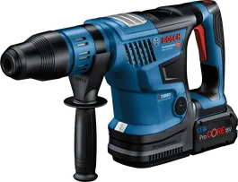 8Ah 배터리가 장착된 Bosch GBH 18V-36 C 무선 회전 해머.
