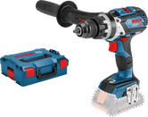 케이스가 포함된 Bosch GSB 18V-110 C 무선 콤비 드릴.
