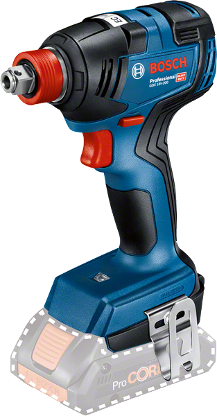 Bosch GDX 18V-200 임팩트 드라이버, 브러시리스 모터.