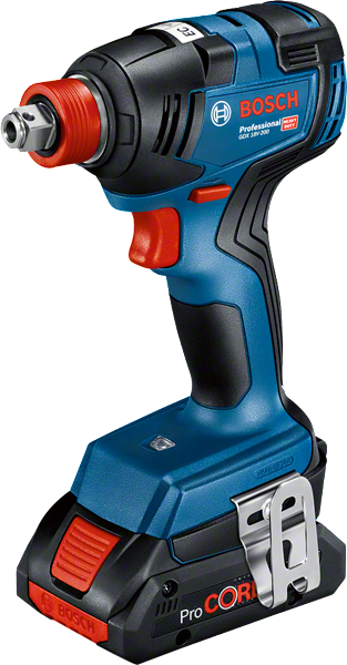 Bosch GDX 18V-200 무선 충격 드라이버, ProCORE 배터리.