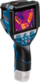디스플레이가 장착된 Bosch GTC 600 C 열화상 카메라.