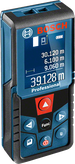 디지털 디스플레이가 장착된 Bosch GLM 400 레이저 측정기.