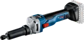 콜릿이 장착된 Bosch GGS 18V-10 SLC 무선 스트레이트 그라인더.