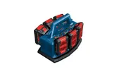 배터리 슬롯 6개가 있는 Bosch GAL 18V6-80 충전기.