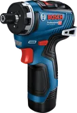 Bosch GSR 12V-35 HX 무선 드라이버, 컴팩트한 디자인.