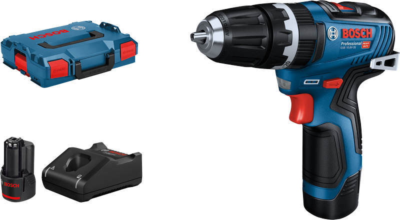 Bosch GSB 10.8V-35 무선 드릴(배터리 세트 포함).