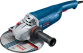 인체공학적 손잡이가 달린 Bosch GWS 22-230 P 각도 그라인더.