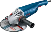 인체공학적 손잡이가 달린 Bosch GWS 22-230 P 각도 그라인더.