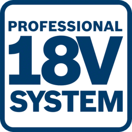 18 V 등급의 모든 보쉬 전문가용 전동공구 배터리와 호환되는 18 V 시스템 