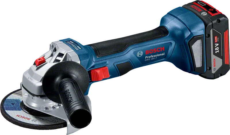 Bosch GWS 18V-7 무선 각도 그라인더.