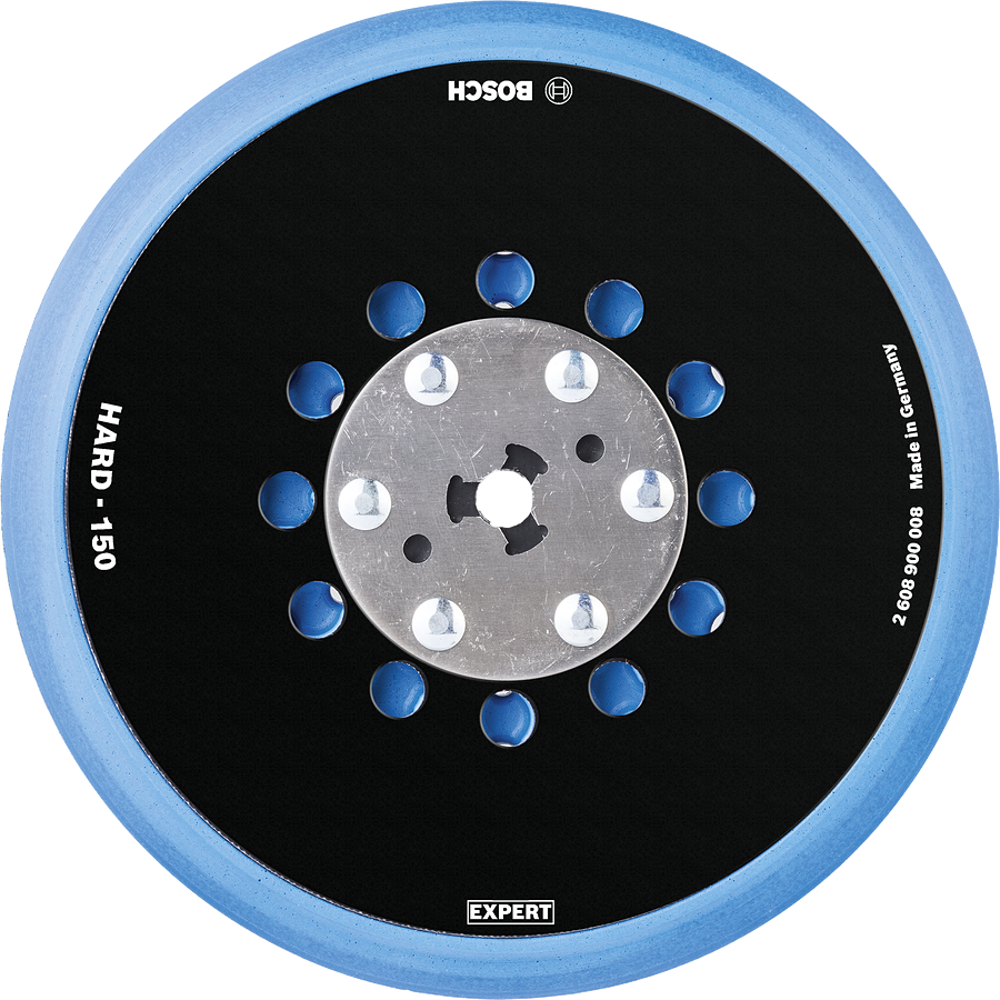 Bosch EXPERT 멀티홀 샌딩 패드 150mm 단단함.