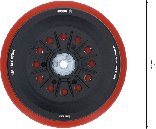 Bosch EXPERT 멀티홀 샌딩 패드 150mm 중형.