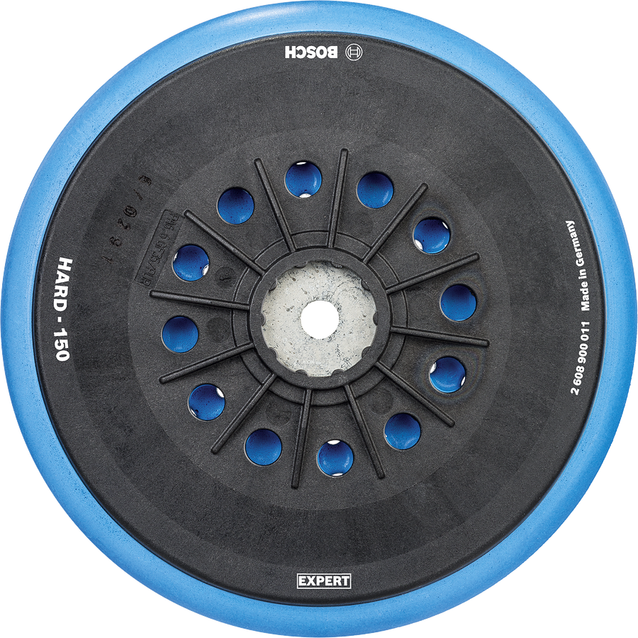 Bosch EXPERT 멀티홀 샌딩 패드 150mm 단단함.